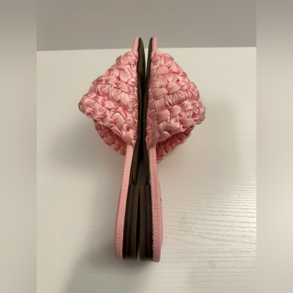 Sam Edelman Bridget Slide Sandal Pink Rose Ribbon Size 8.5 - Picture 5 of 11